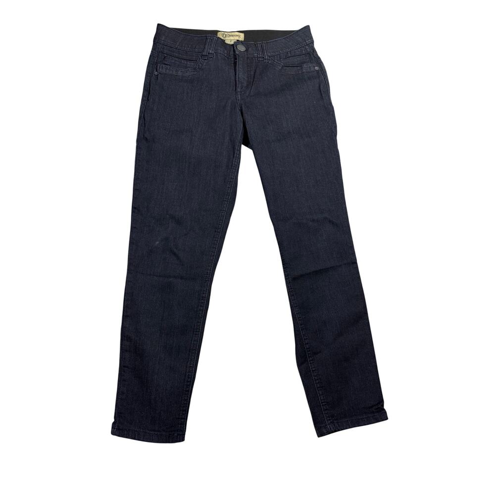 Democracy Jeans Womens Size 10 ""Ab""Solution Ankle Skimmer Dark Wash